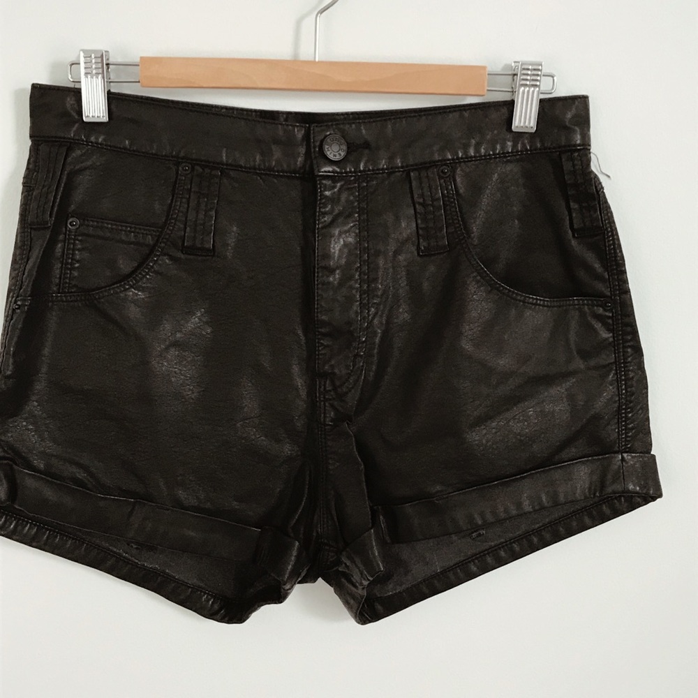 Urban Outfitters BDG high-waisted leather shorts